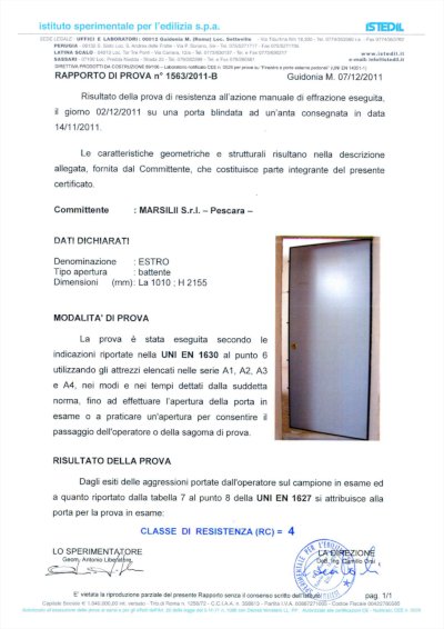 Resistenza effrazione